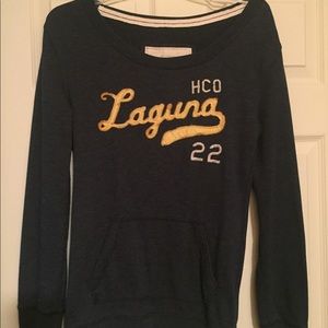Hollister Long Sleeve Pocket Sweater ninjas